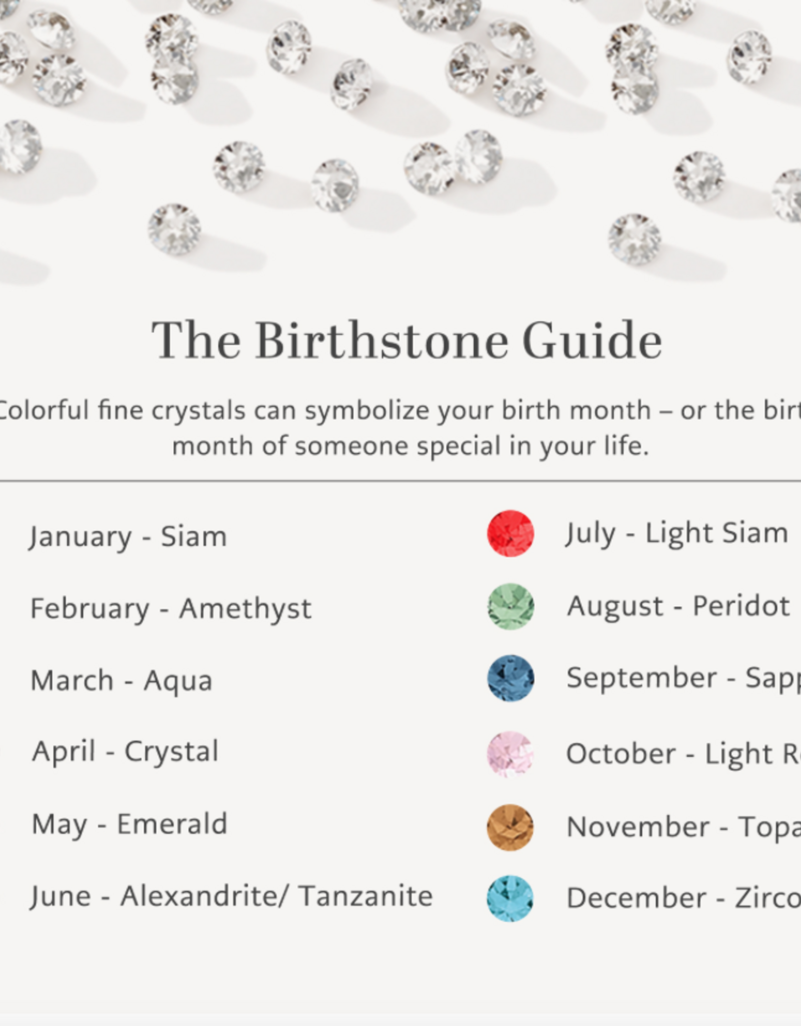 Necklace Twinkle Emerald (May)