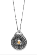 Ferrara Segreta Medallion Petite Necklace Silver-Gold OS