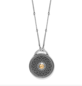 Ferrara Segreta Medallion Petite Necklace Silver-Gold OS