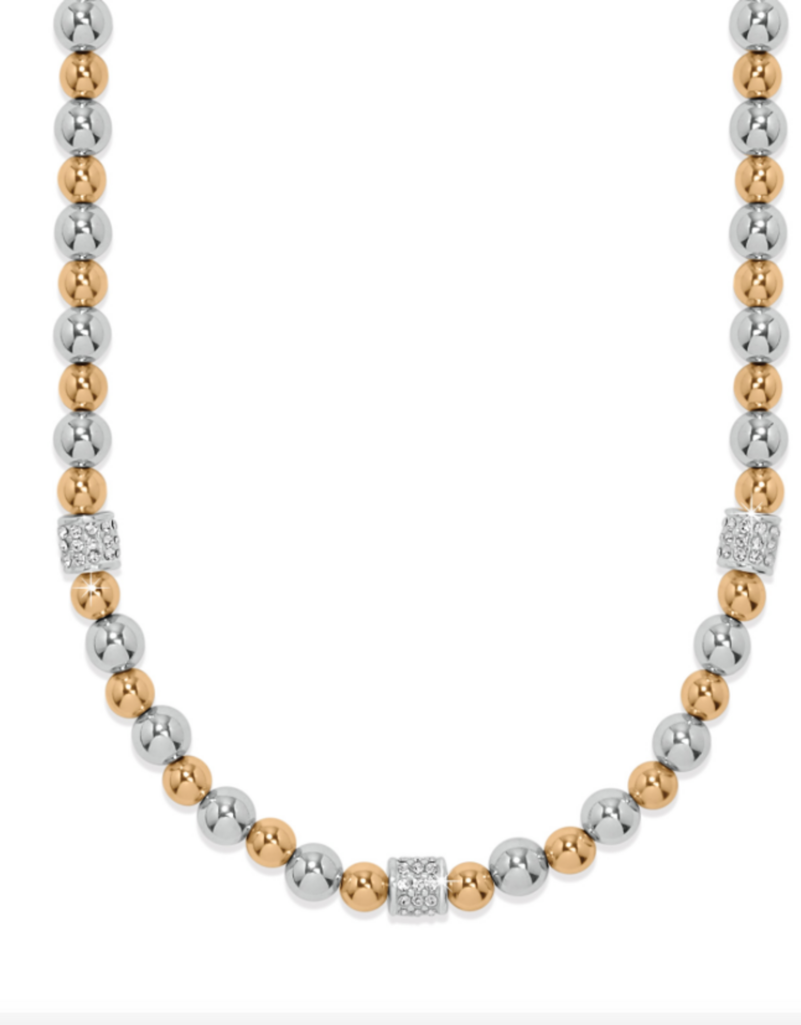 Meridian Petite Station Necklace 2 Tone