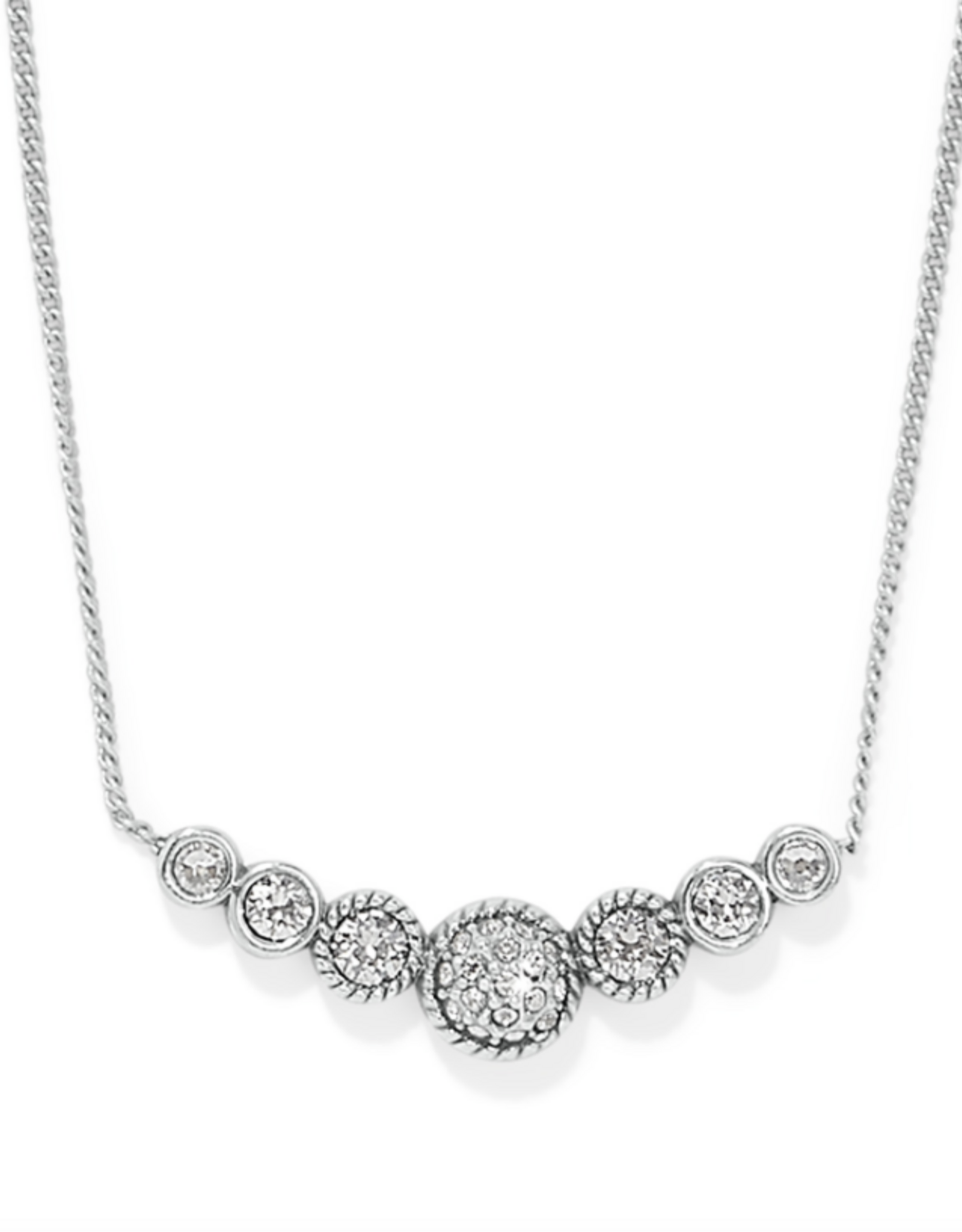 Illumina Celeste Bar Silver Necklace