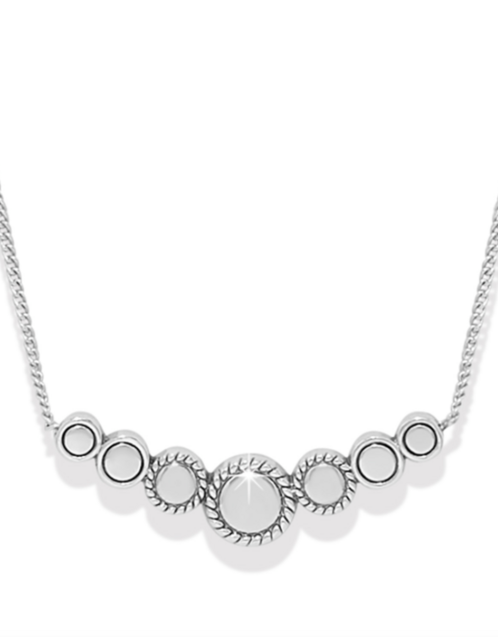 Illumina Celeste Bar Silver Necklace