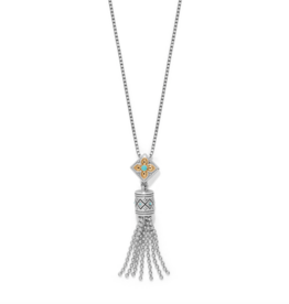 Mosaic Cerrillos Tassel Necklace