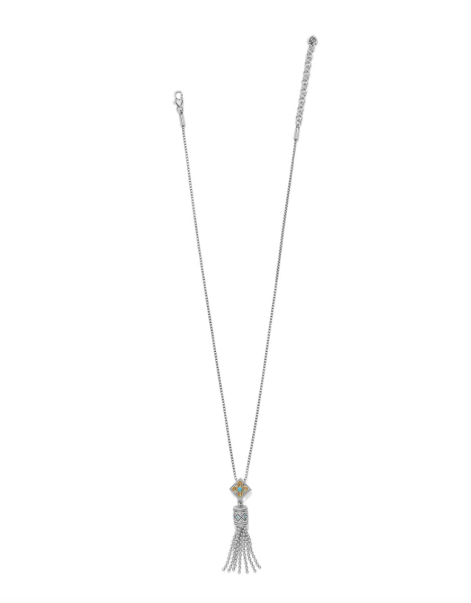 Mosaic Cerrillos Tassel Necklace