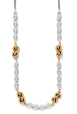 Interlok Single Knot Drops Collar Necklace