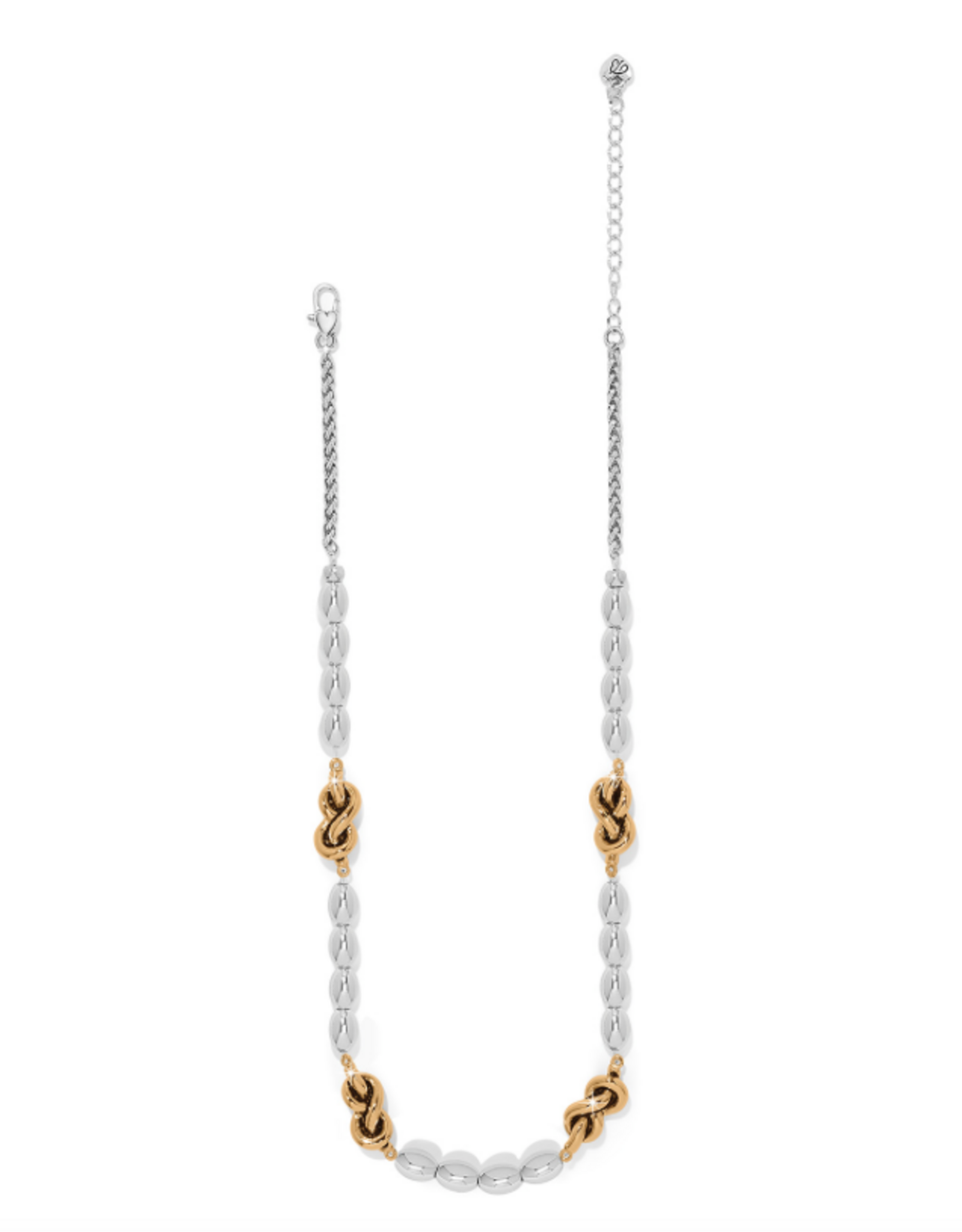 Interlok Single Knot Drops Collar Necklace