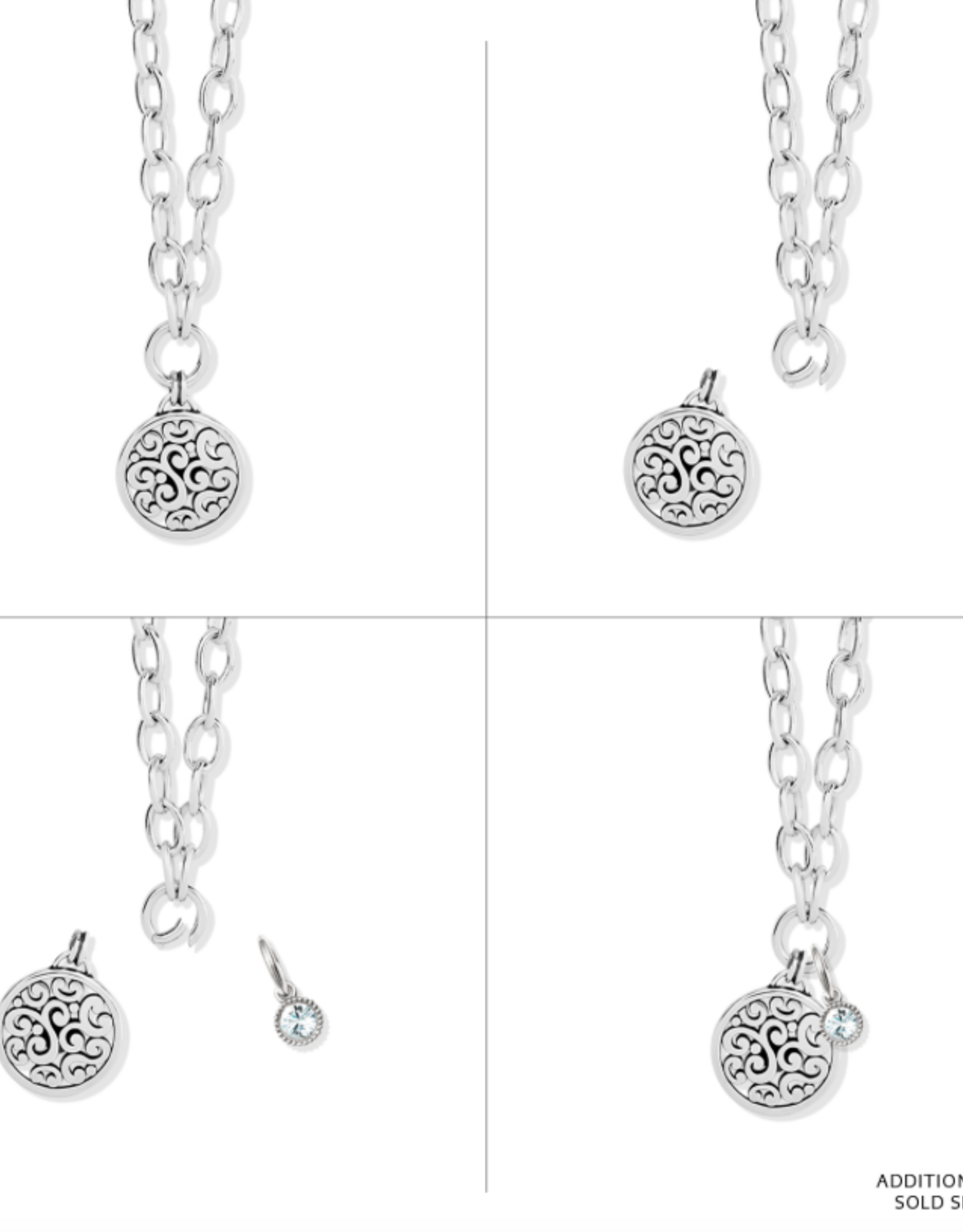 Necklace Contempo Medallion Charm