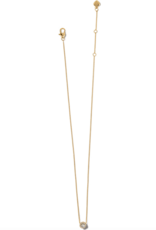 Illumina Solitaire Necklace Gold