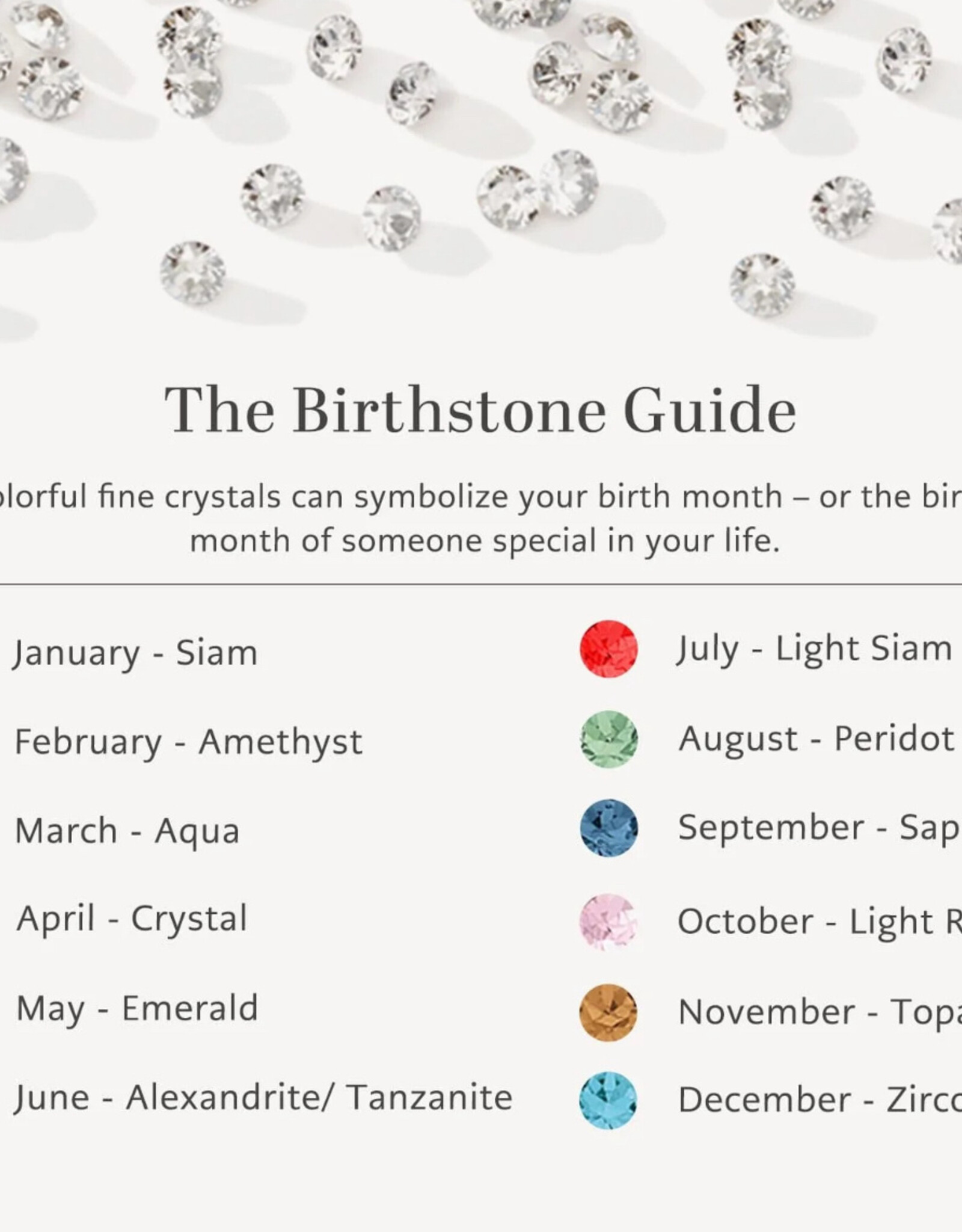 Necklace Twinkle Ruby (July)