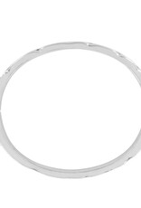 Footprints Hinged Bangle