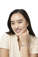 Footprints Hinged Bangle