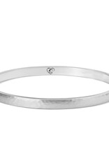 Mars Narrow Bangle Silver
