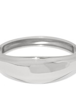 Cascade Lumina Hinged Bangle Silver