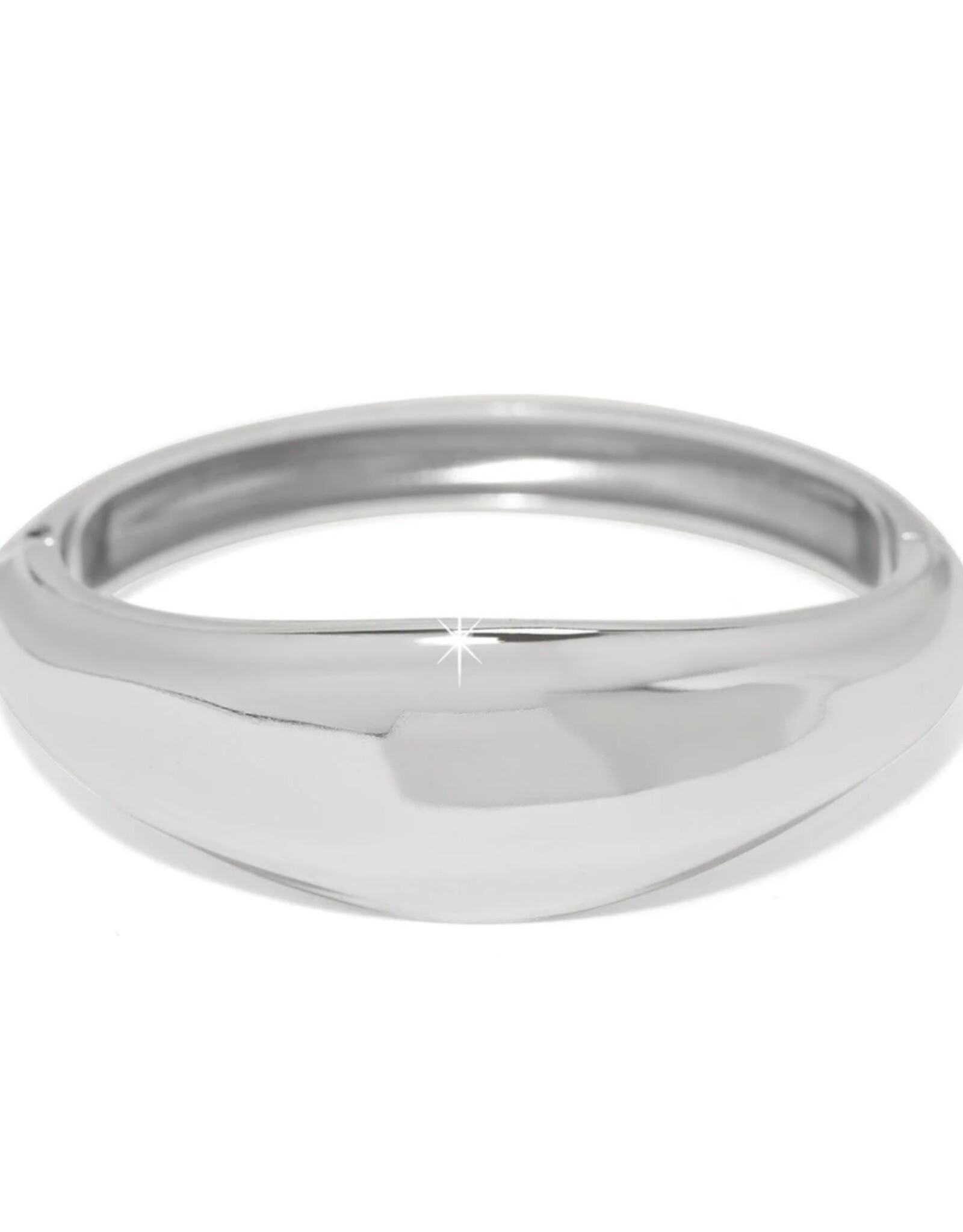 Cascade Lumina Hinged Bangle Silver
