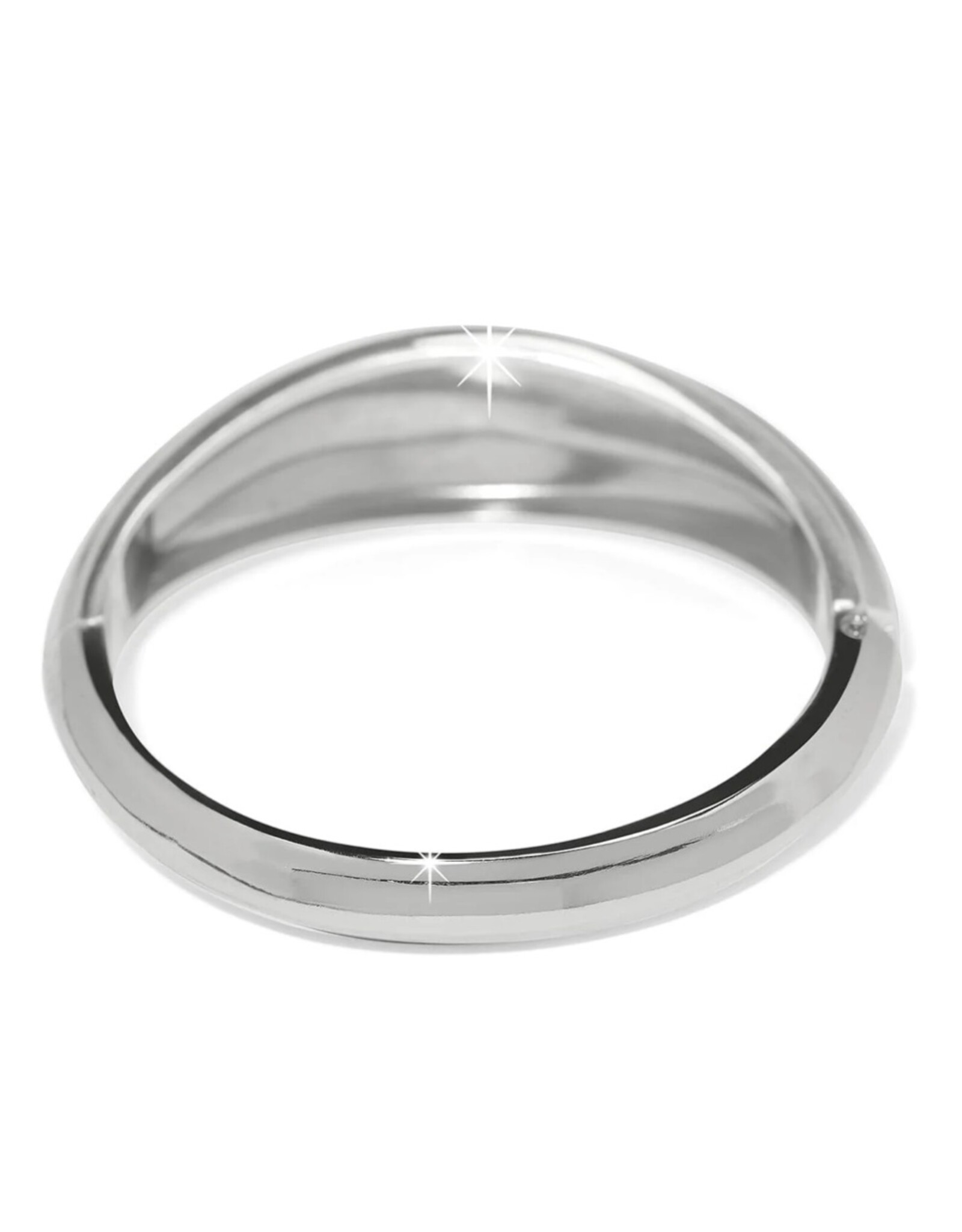 Cascade Lumina Hinged Bangle Silver