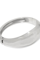 Cascade Lumina Hinged Bangle Silver