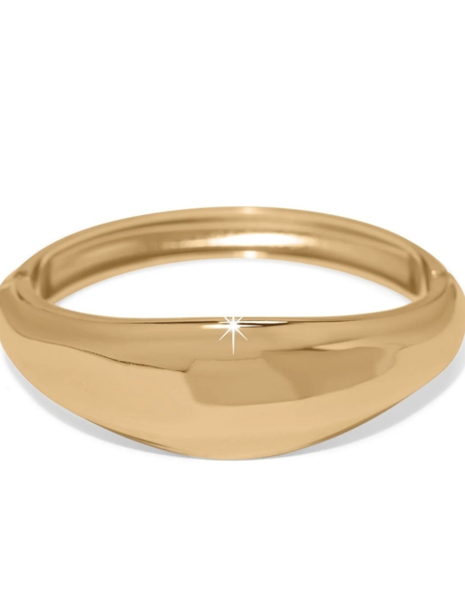Cascade Lumina Hinged Bangle Gold