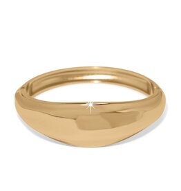 Cascade Lumina Hinged Bangle Gold