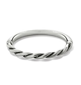 INTERLOK TWIST HINGED BANGLE
