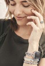 INTERLOK TWIST HINGED BANGLE