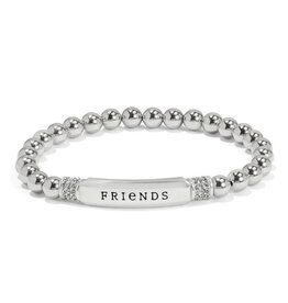 Meridian Friends Stretch Bracelet - Silver, OS