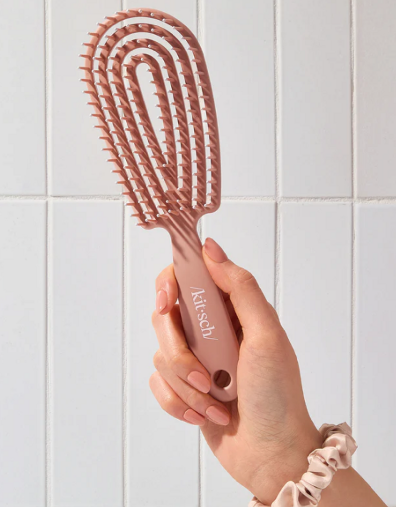 Detangling Flexi Brush Terracotta