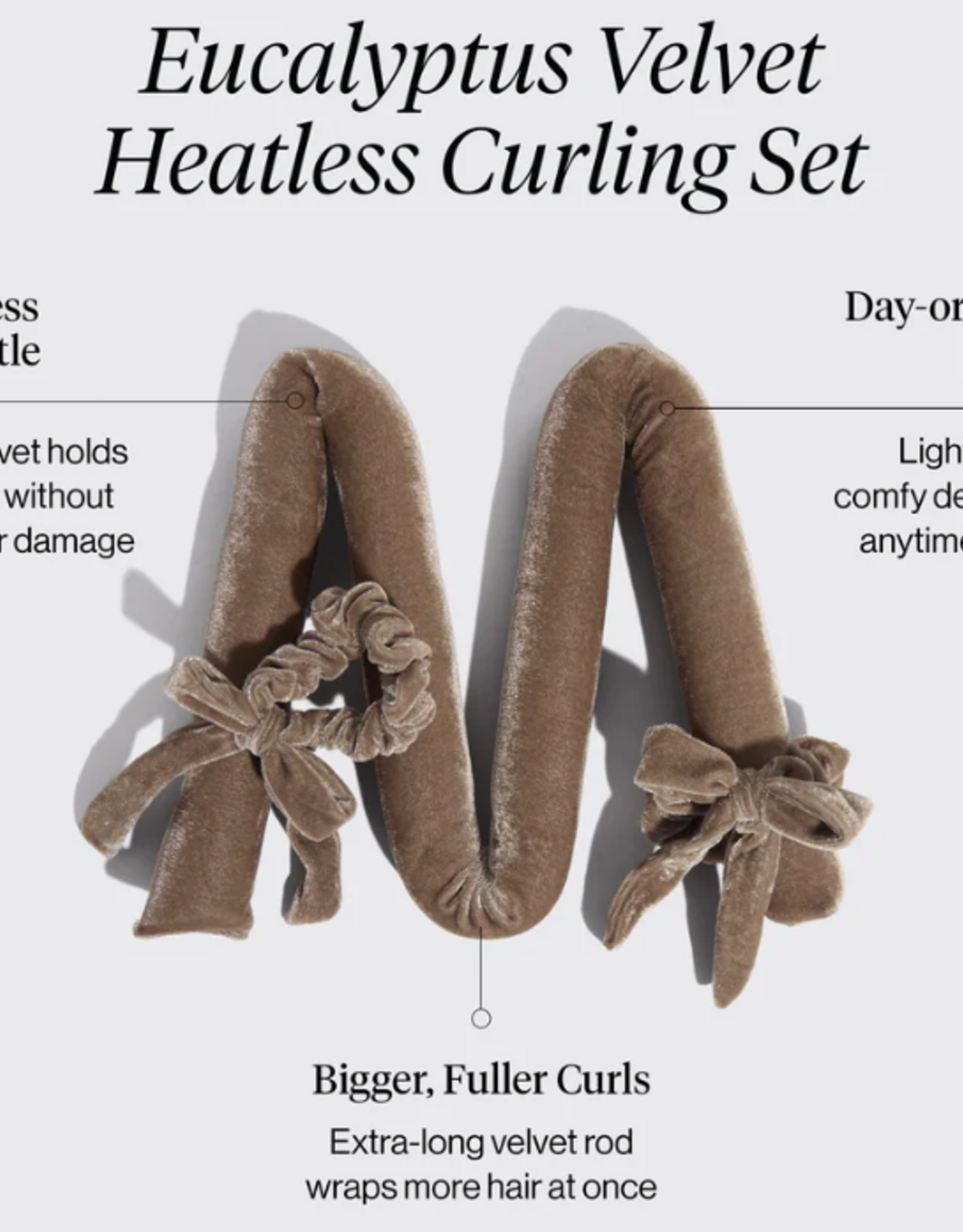 Eucalyptus Velvet XL Heatless Curling Set