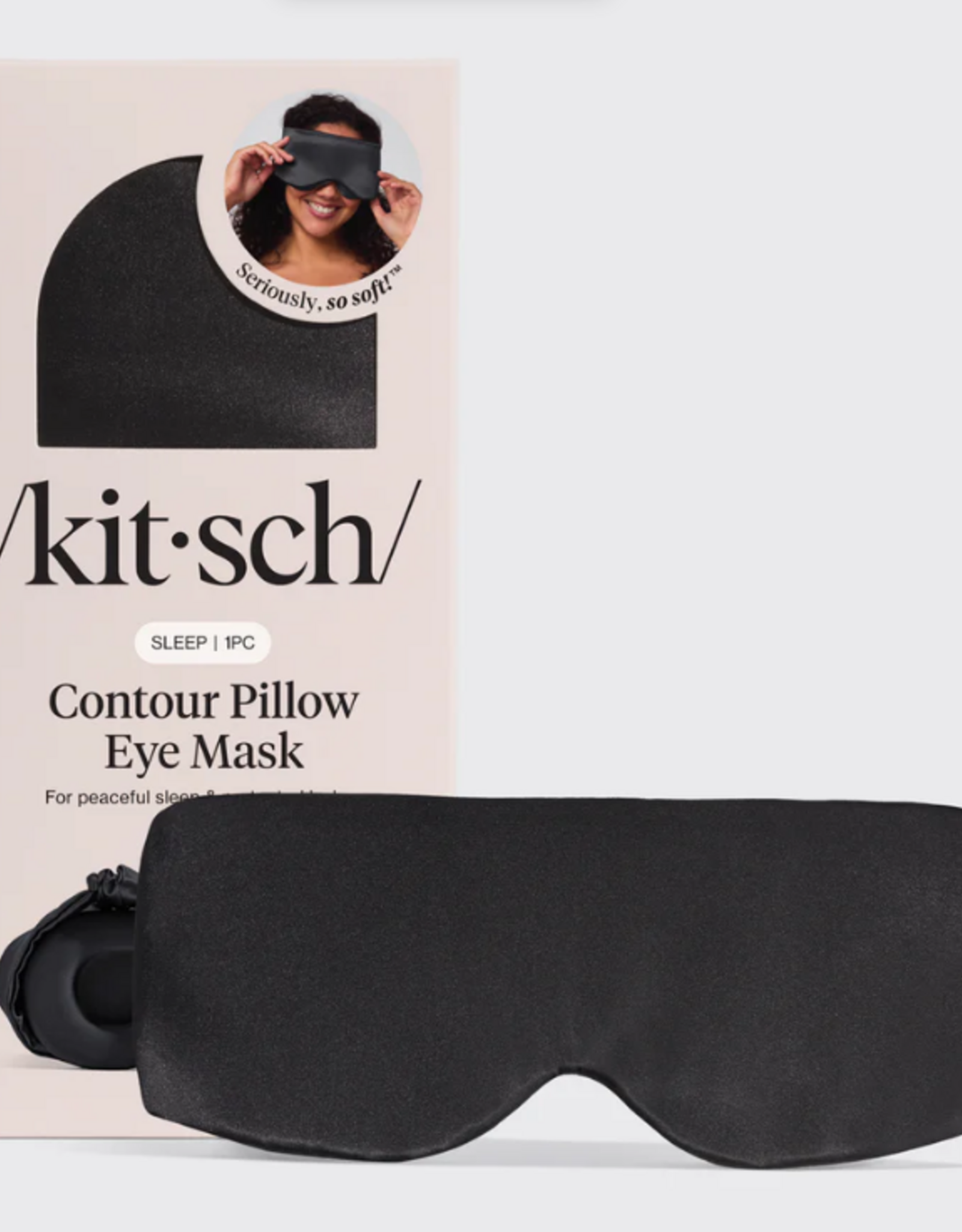 Pillow Eye Mask Contour Charcoal