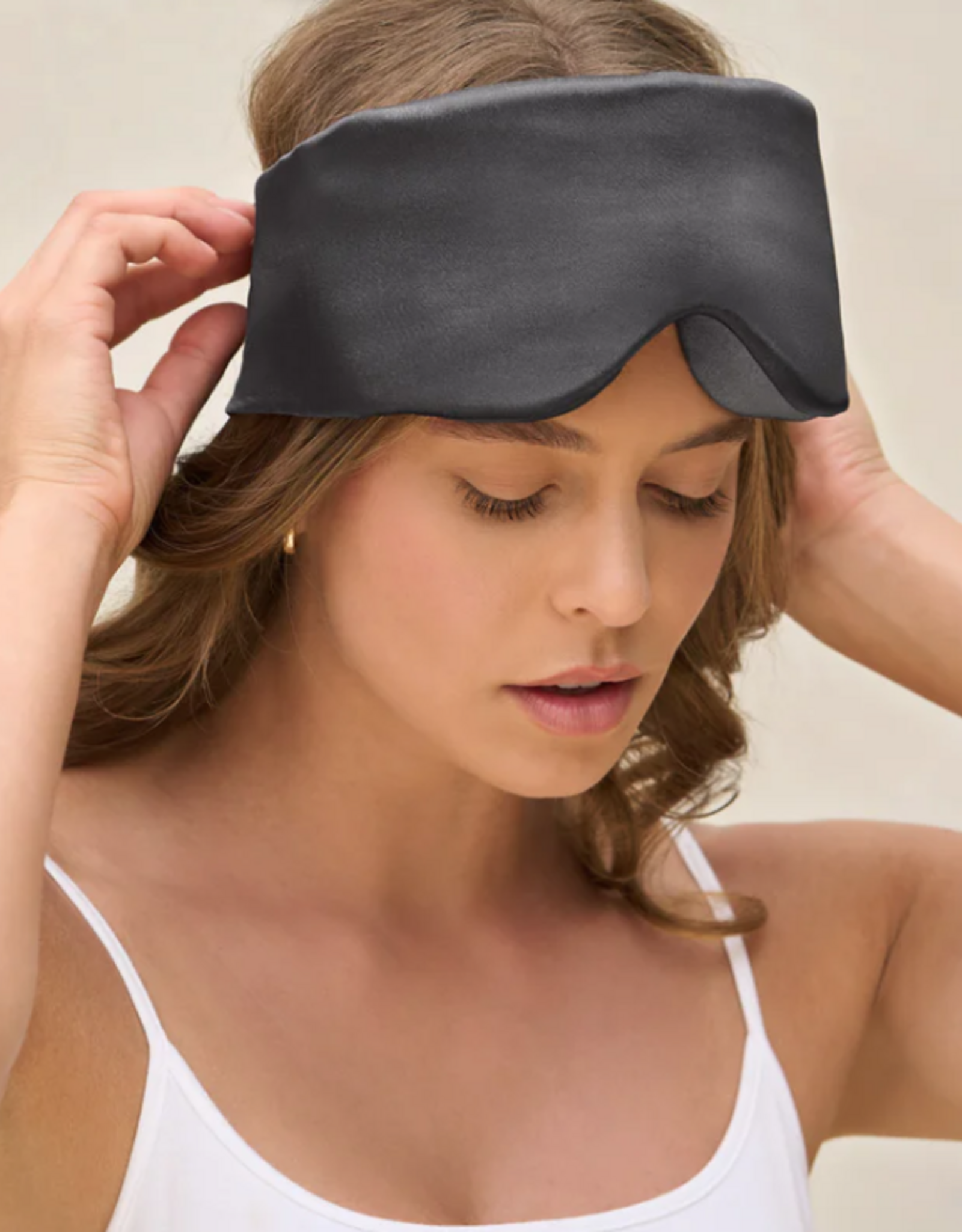 Pillow Eye Mask Contour Charcoal