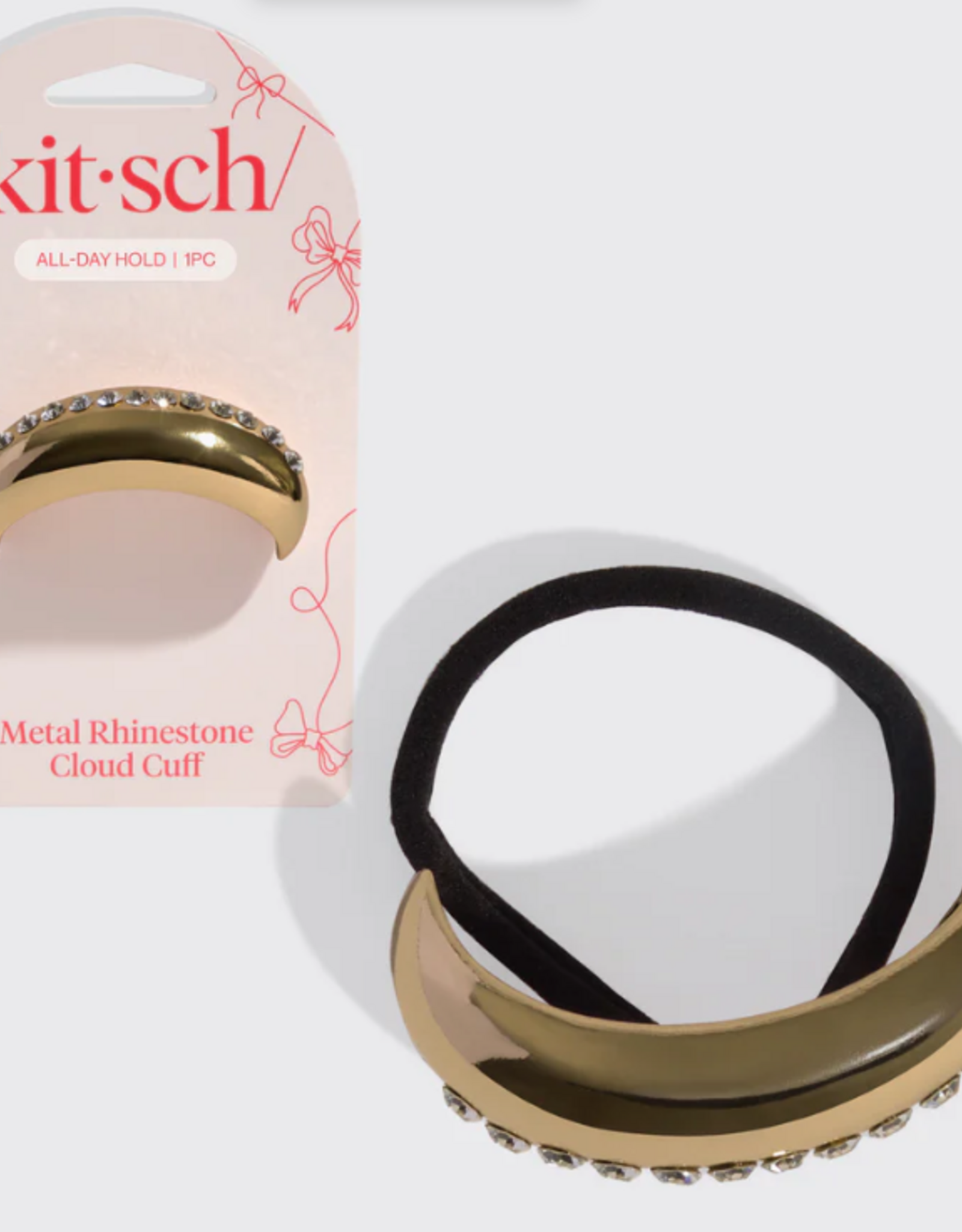 Holiday Metal Rhinestone Cloud Cuff MD