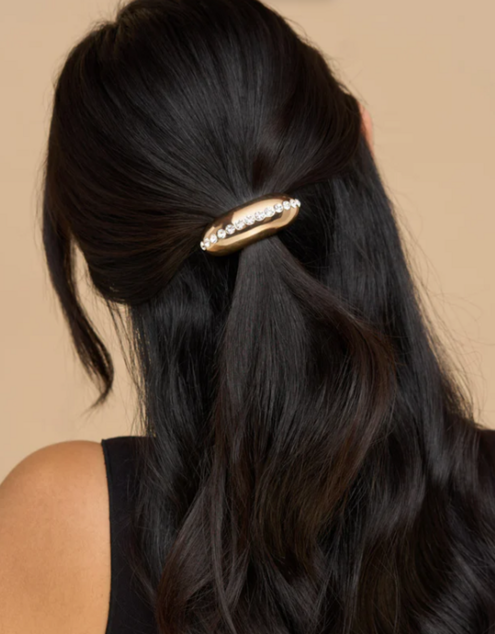 Holiday Metal Rhinestone Cloud Cuff MD