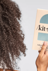 Adjustable Oversized Satin Bonnet Haze Blue