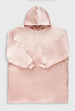 Glazey Satin Hoodie Blush