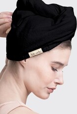 Quick Dry Hair Towel Eco Black