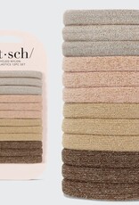 Nylon Elastics Medium Glitter Neutral 12pc