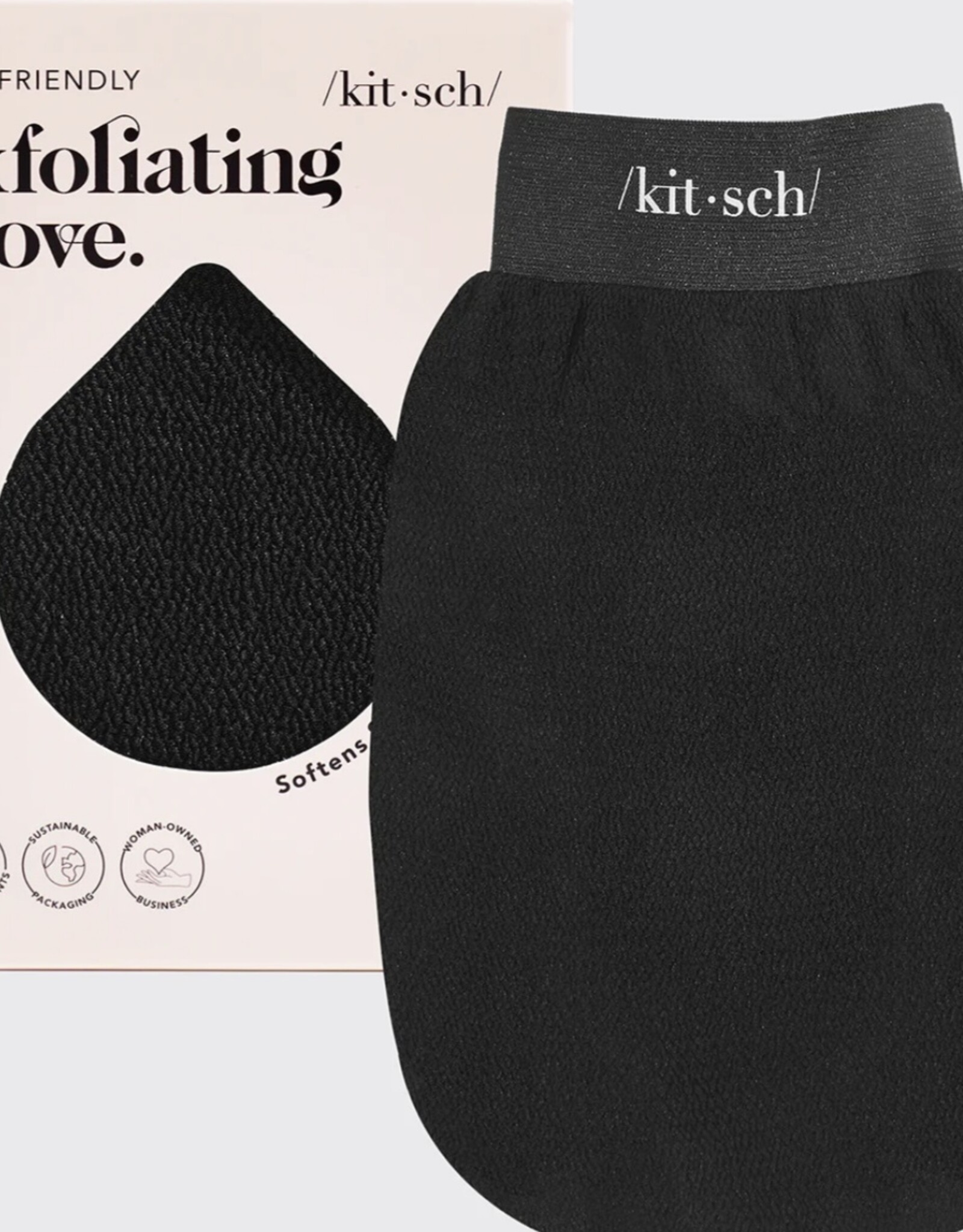 Eco-Friendly Exfoliating Glove Black