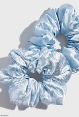 Satin Pillow Scrunchies Bridgerton Toile De Blue