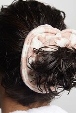 Microfiber Towel Scrunchie Terracotta Checker