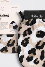 Eco-Friendly Exfoliating Glove Leopard