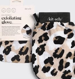 Eco-Friendly Exfoliating Glove Leopard