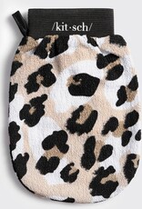 Eco-Friendly Exfoliating Glove Leopard