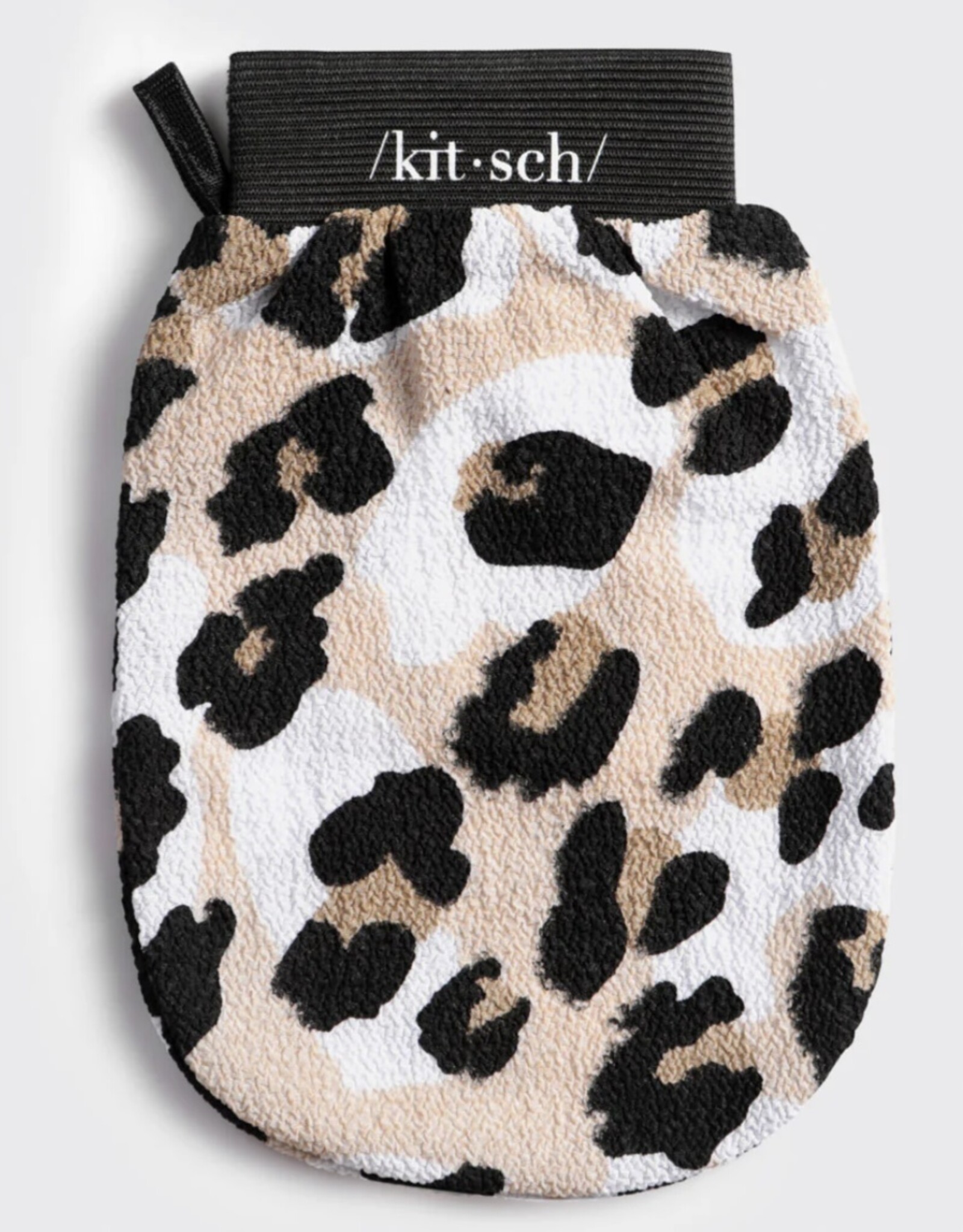Eco-Friendly Exfoliating Glove Leopard