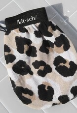 Eco-Friendly Exfoliating Glove Leopard