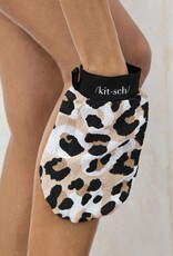 Eco-Friendly Exfoliating Glove Leopard