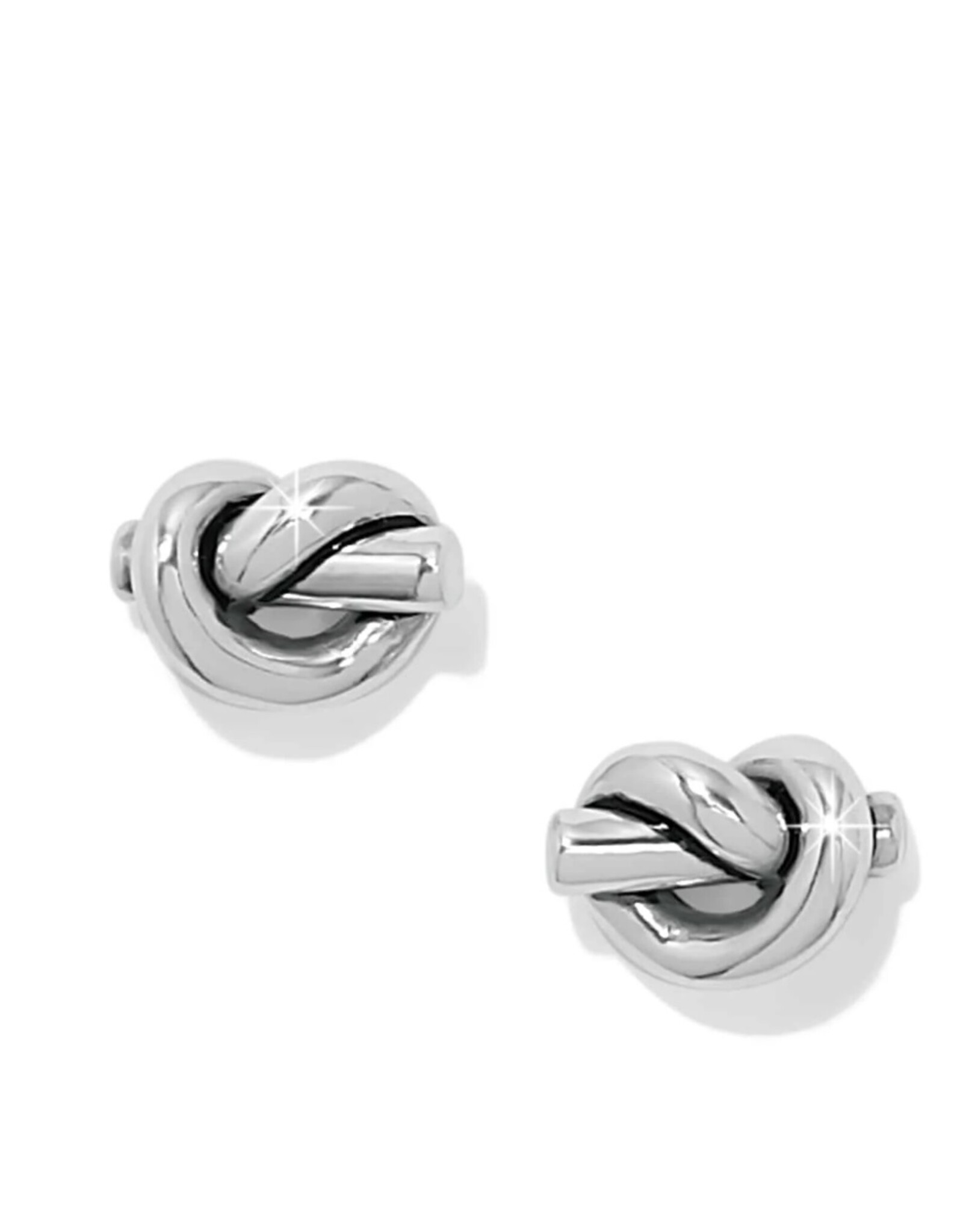 Interlok Single Knot Mini Earrings Silver OS