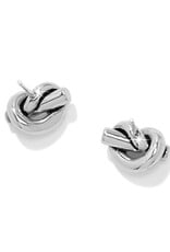 Interlok Single Knot Mini Earrings Silver OS