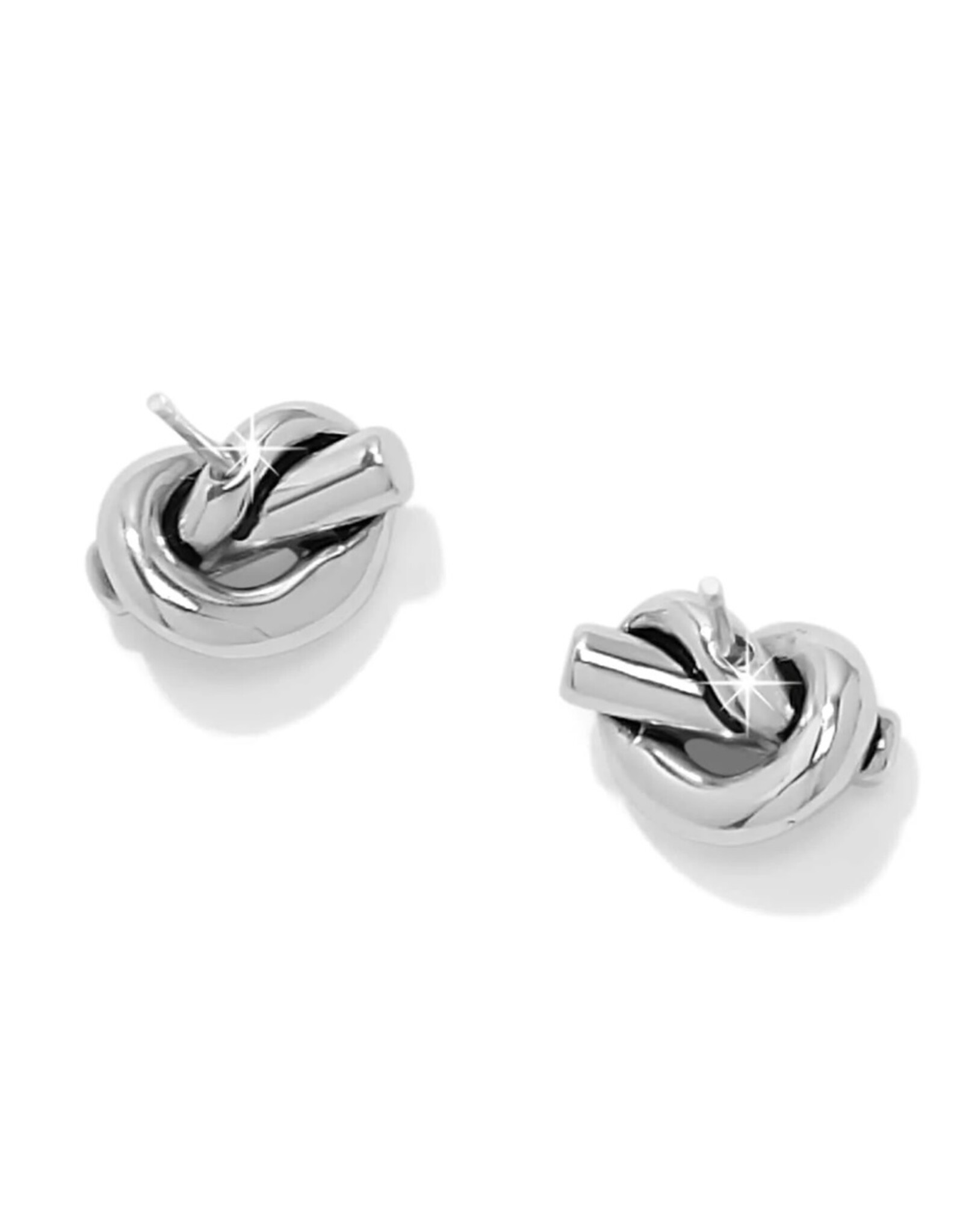 Interlok Single Knot Mini Earrings Silver OS