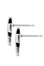 True Cross Mini Post Earrings silver