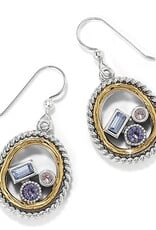 Halo Gleam French Wire Earrings