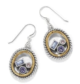 Halo Gleam French Wire Earrings